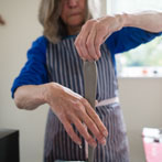 Jacqueline Poncelet in her Studio 2016